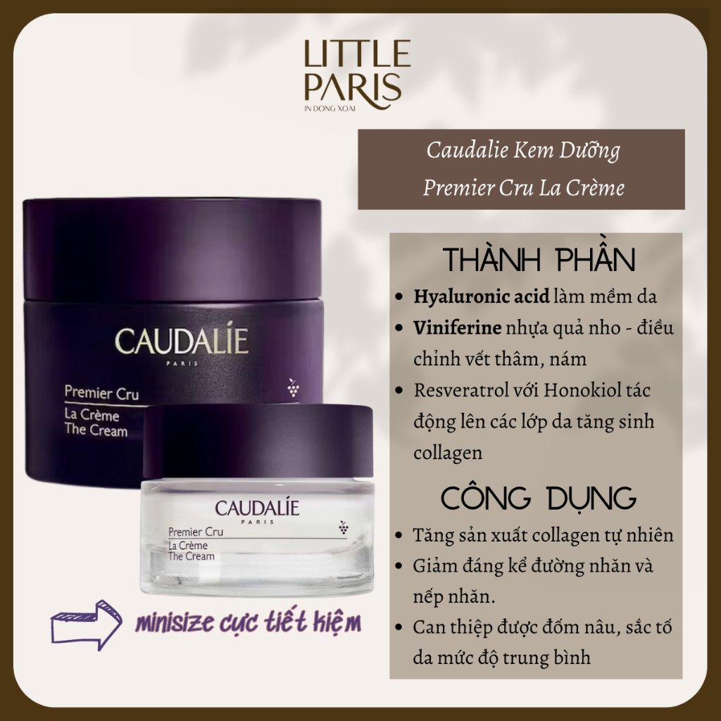 Kem Dưỡng Chống Lão Hóa Caudalie Premier Cru La Crème