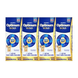 Sữa bột pha sẵn Optimum Gold 180ml (4 hộp)