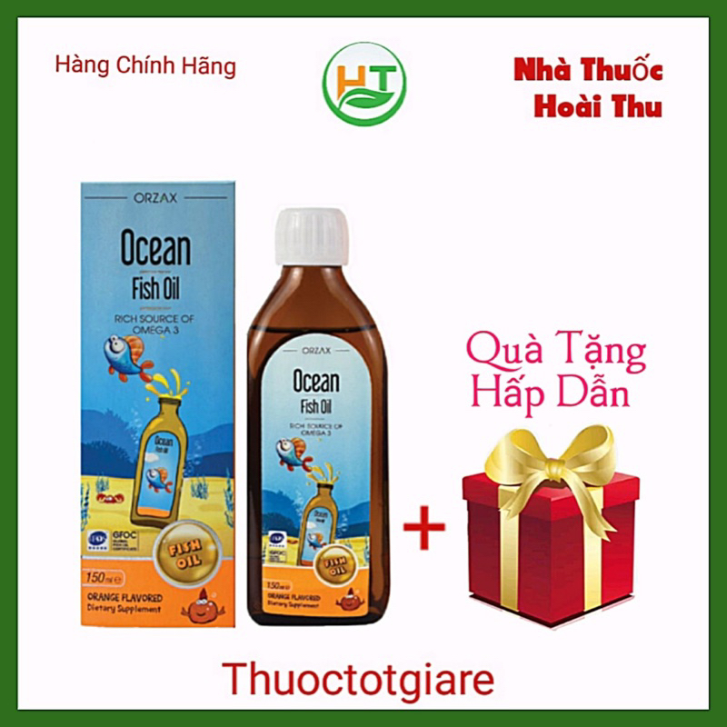 Ocean Fish Oil - Bổ sung Omega 3,EPA DHA giúp bé sáng mắt, thông minh ,nhanh nhẹn