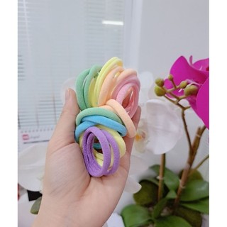Set 20 dây cột tóc nhiều màu cho bé