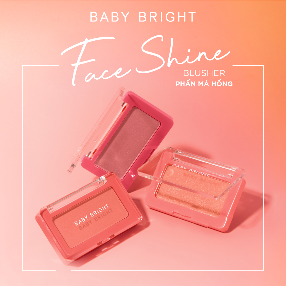 [GIFT KHÔNG BÁN] Phấn má hồng Baby Bright Face Shine Blusher 4.5g