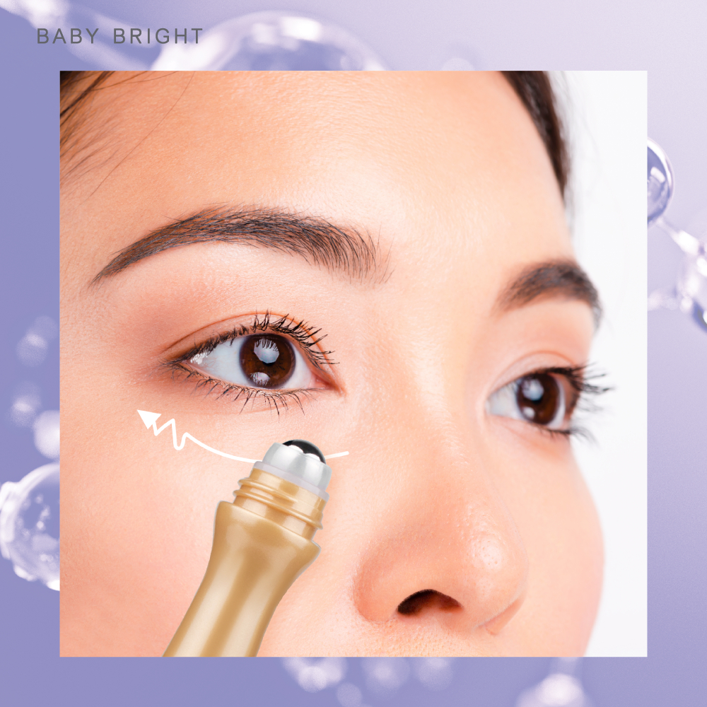 Cây lăn mắt chống nhăn mắt Baby Bright 5hya & Peptide Firming Eye Roller Serum 15ml