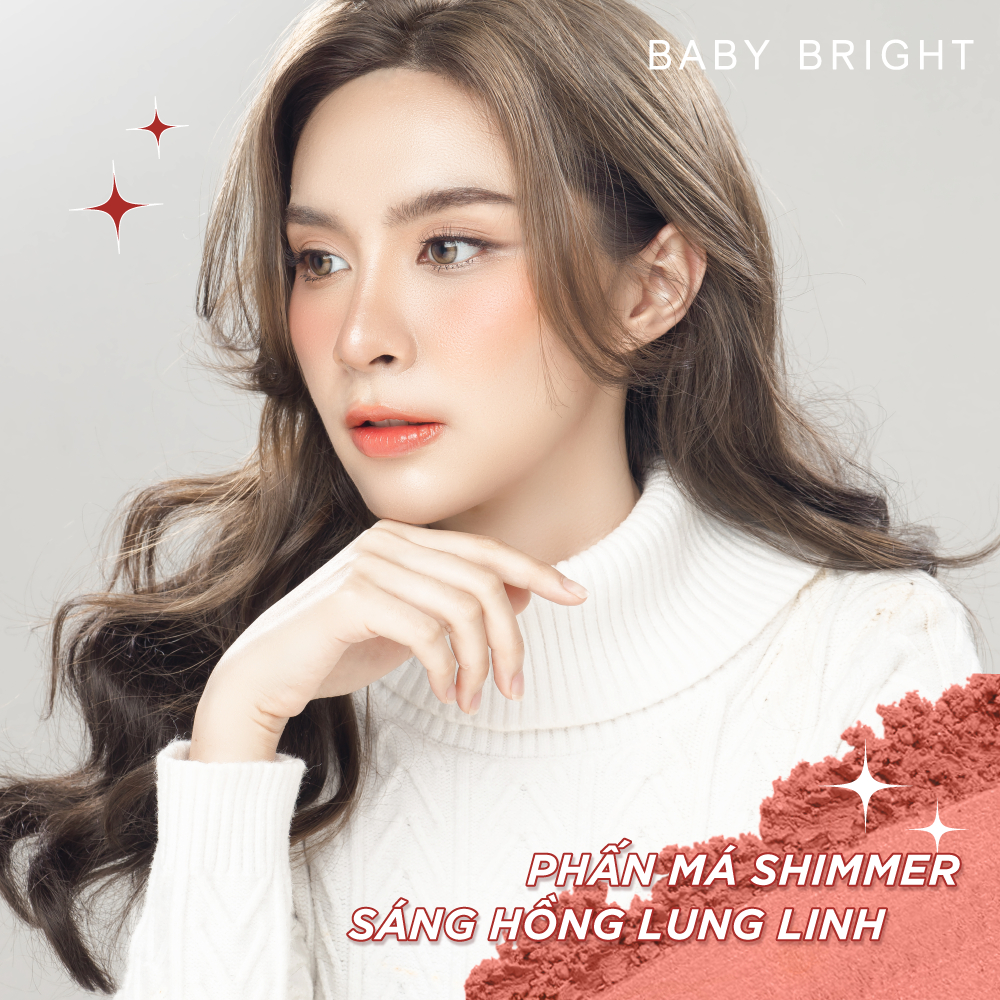 [GIFT KHÔNG BÁN] Phấn má hồng Baby Bright Face Shine Blusher 4.5g