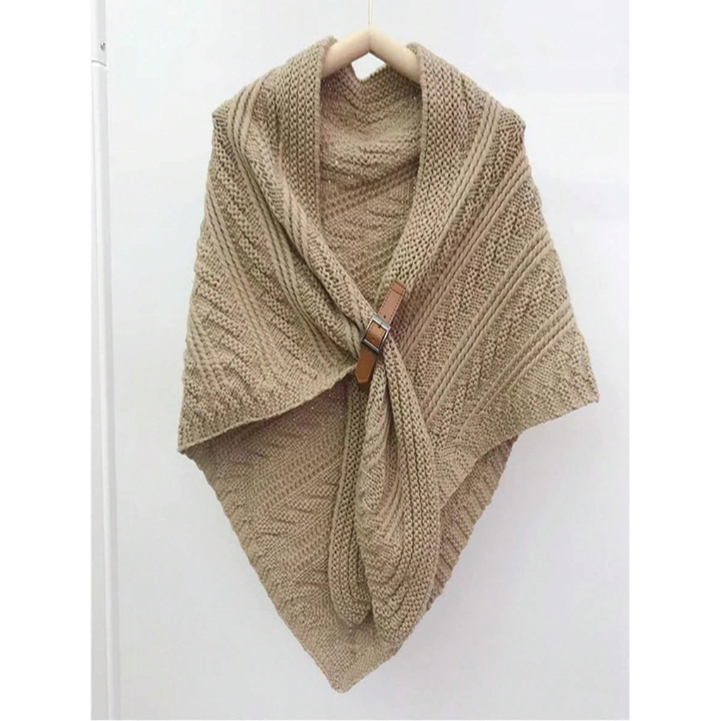 Khăn choàng len nữ mùa đông len thừng cashmere dày dặn siêu hot 2023