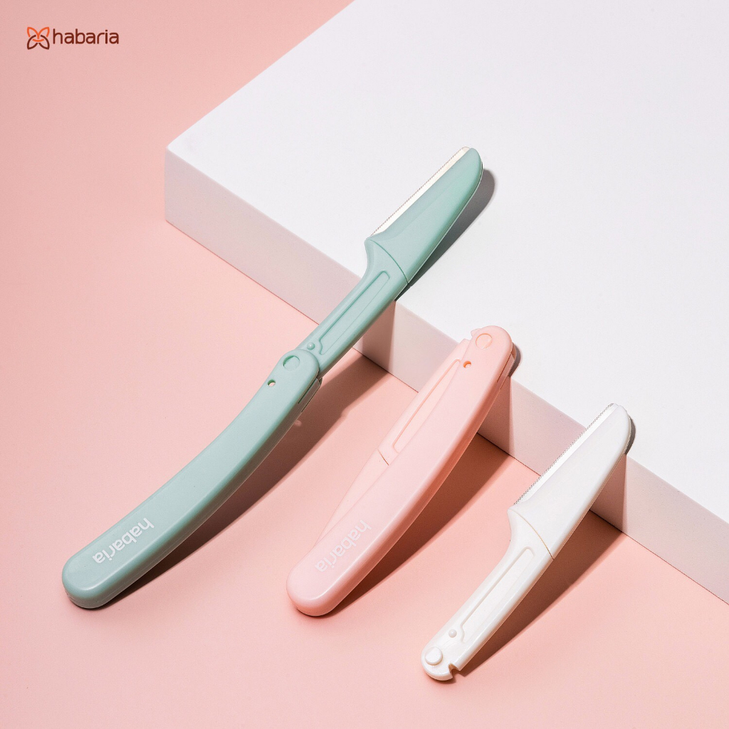 Bộ 3 Dao cạo lông mày Habaria Eyebrow Smart Trimmer thiết kế thông minh