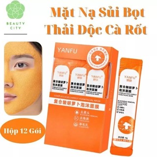 Mặt nạ sủi bọt thải độc Cà Rốt