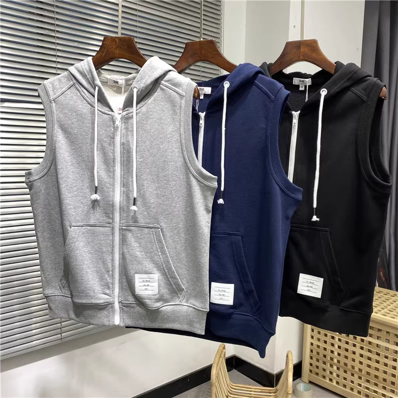 Áo Khoác Gile Nam Nữ Unisex Chất Nỉ Dày Dặn Trơn Màu Basic Phong Cách Hàn Quốc Thời Trang Zenkonu AO KHOAC NAM 050V1