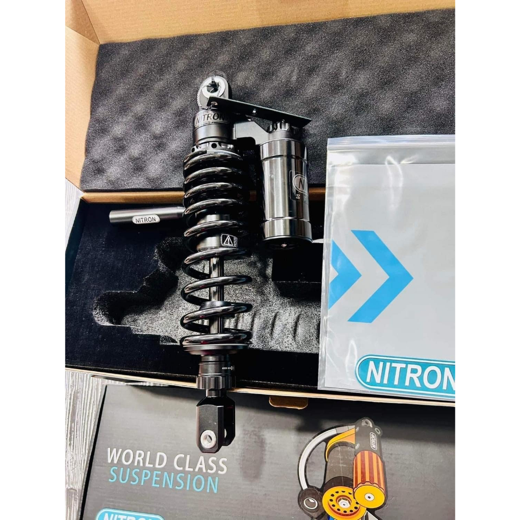 Phuộc Vario Nitron ĐNA chính hãng Full đen , BH 1 năm