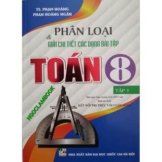 Sách - Phân loại và giải chi tiết các dạng bài tập Toán 8 tập 1