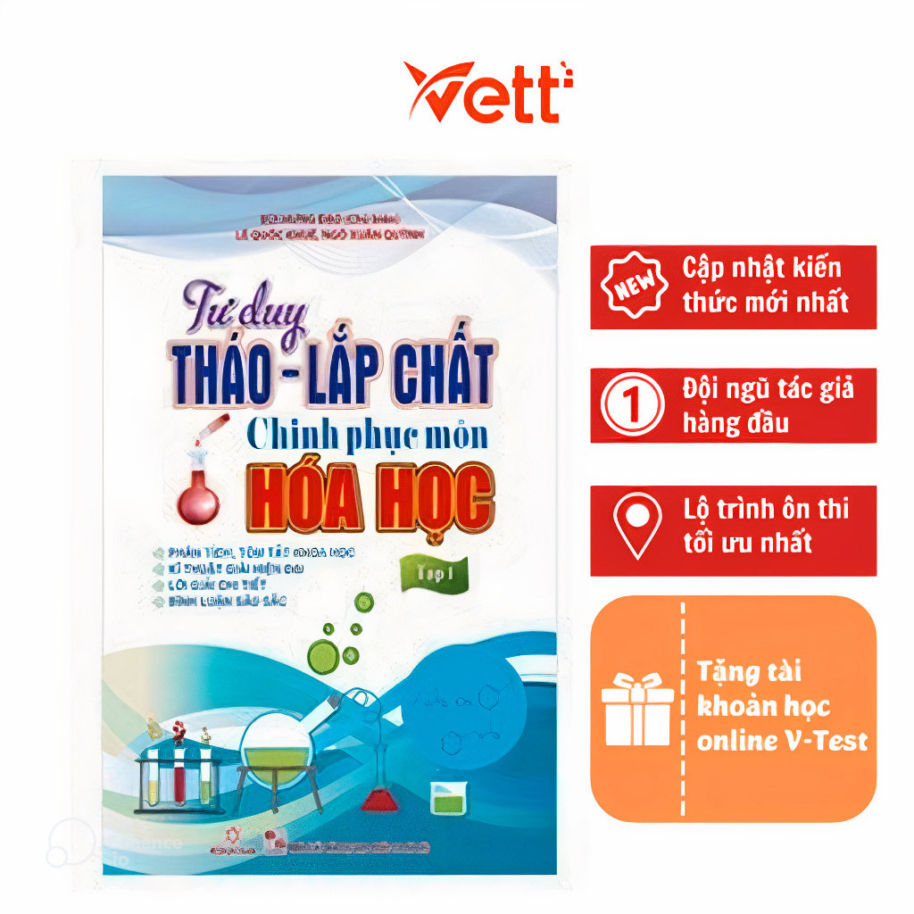 Tư Duy Tháo – Lắp Chất Chinh Phục Môn Hóa Học | VETTbooks