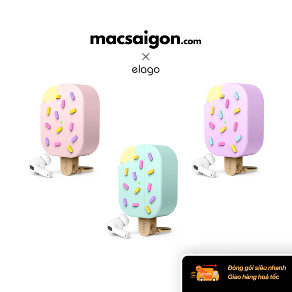 Vỏ bảo vệ AirPods Pro 2 Elago Ice Cream - Nhiều màu sắc