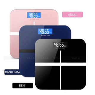 Cân điện tử - Cân sức khỏe điện tử, mặt kính, màn hình LED độ chính xác cao