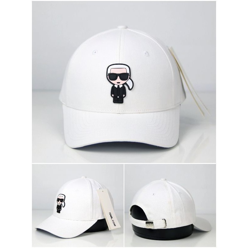 Mũ Lưỡi Trai Chất Liệu 100% Cotton Thêu Họa Tiết Karl Lagerfeld Độc Đáo
