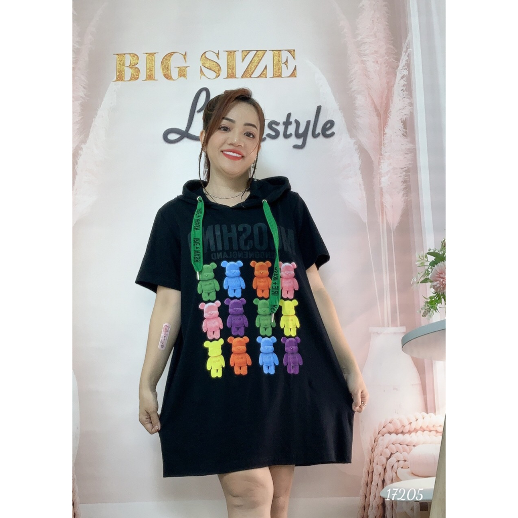Áo form dài rộng oversize BIGSIZE N ó n G- OVS-QC 17205