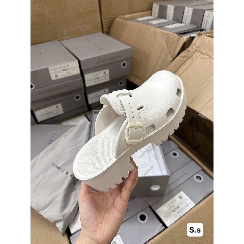 Sục siêu nhẹ xuất dư crocs cnk c.n.k sục đế bánh mì sục ck siêu hot năng động full box giấy