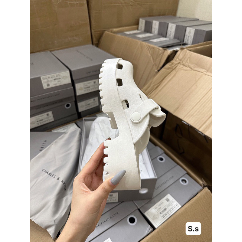 Sục siêu nhẹ xuất dư crocs cnk c.n.k sục đế bánh mì sục ck siêu hot năng động full box giấy