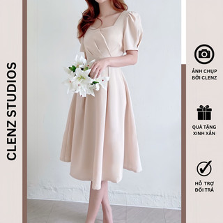 Đầm nude dáng dài dự tiệc dạo phố D09