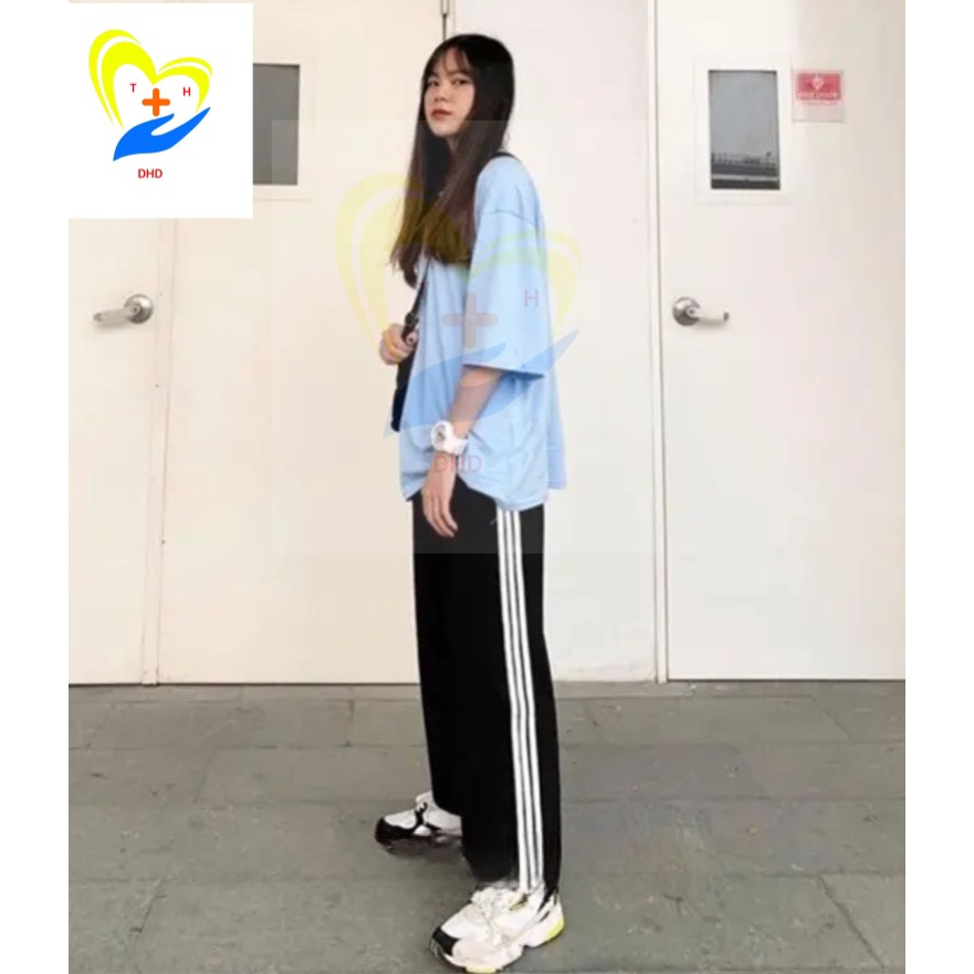 Quần Thể Thao nam - nữ - 3 sọc chất Vải thun co giãn thoáng mát