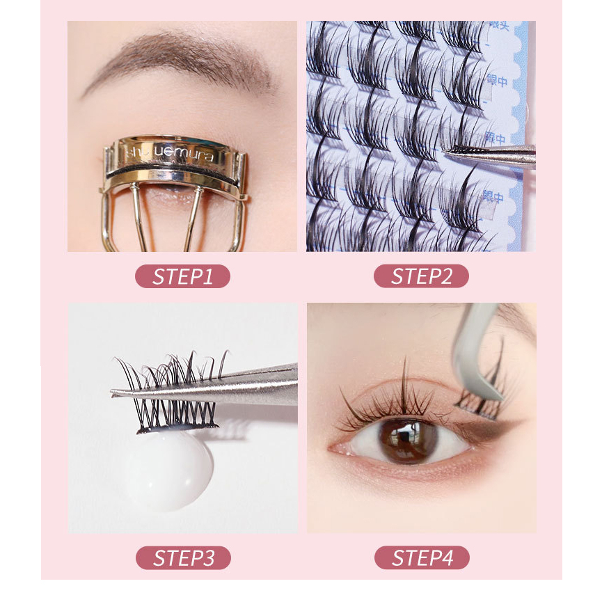 Lông Mi Giả Chùm Dày Và Dài 10mm/11mm/12mm