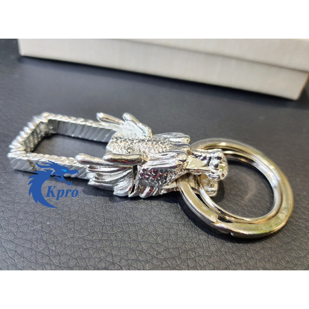 Móc khoá ô tô, xe máy có móc thắt lưng đầu rồng, tỳ hươu - Hàng Kpro chất lượng cao