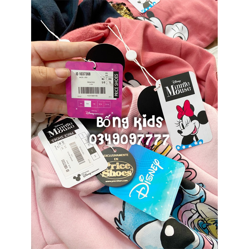 Áo Nỉ Bé Gái Hoạt Hình DN