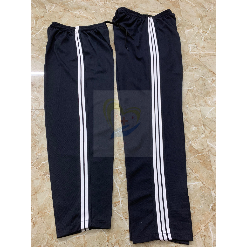 Quần thể thao nam - nữ thun, dày dặn 3 sọc - LITAIA Jogger 3 lines
