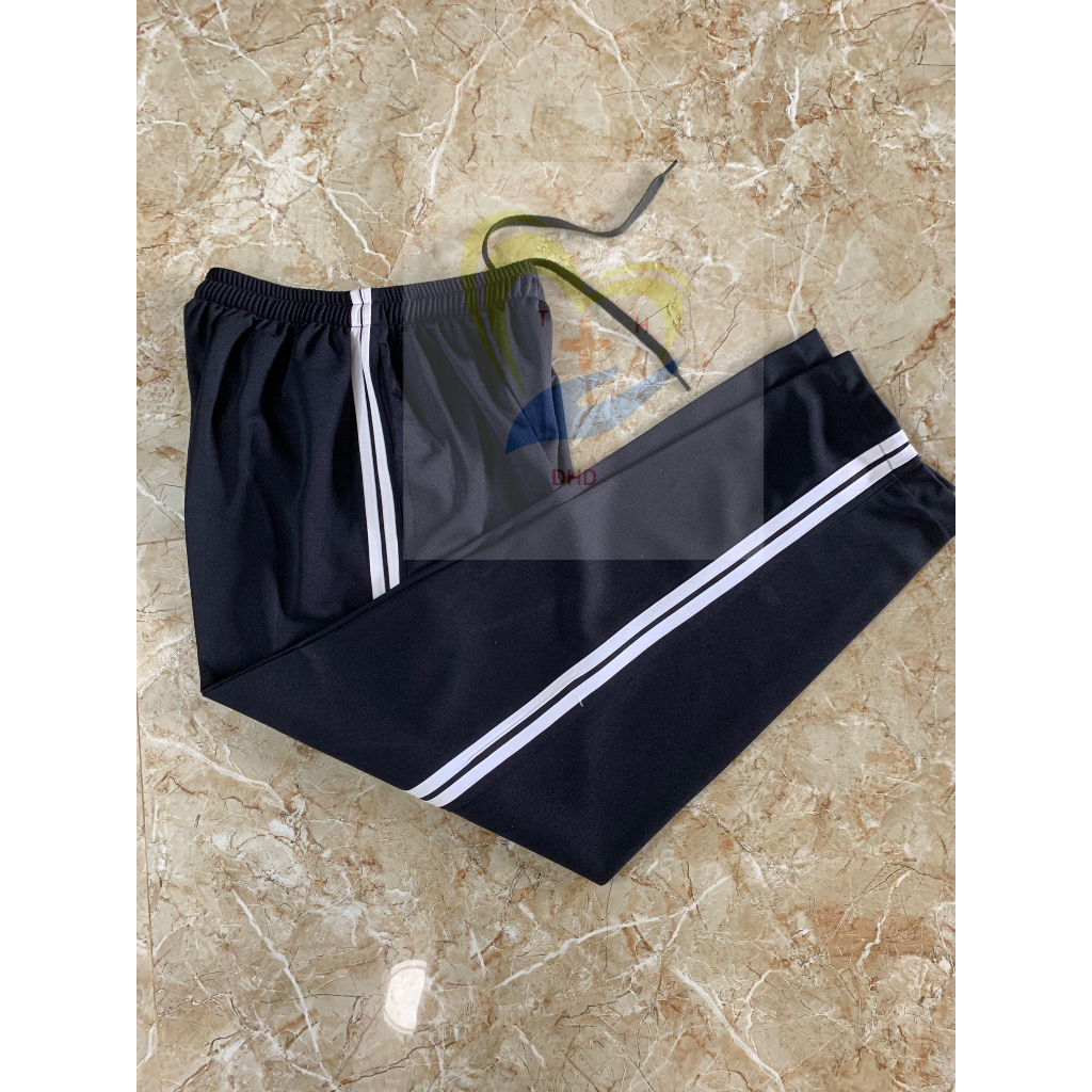 Quần thể thao nam - nữ thun, dày dặn 3 sọc - LITAIA Jogger 3 lines