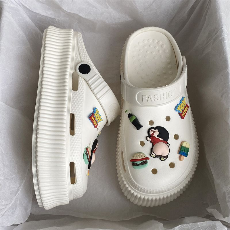 Dép bánh mì Cross nữ nhân vật hoạt hình dễ thương Dép chống trượt thoáng khí