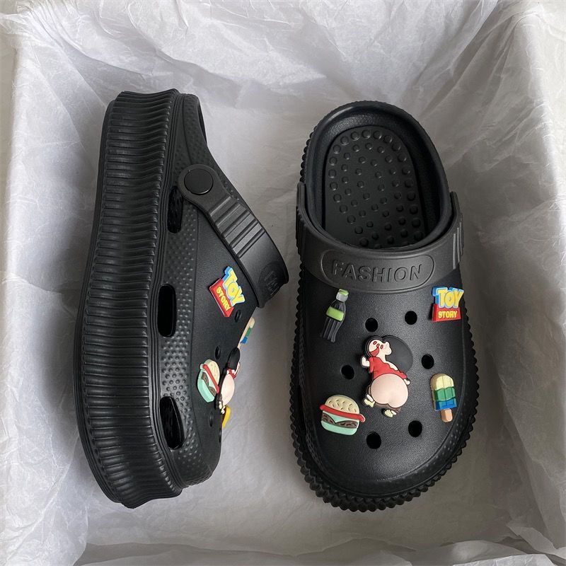 Dép bánh mì Cross nữ nhân vật hoạt hình dễ thương Dép chống trượt thoáng khí