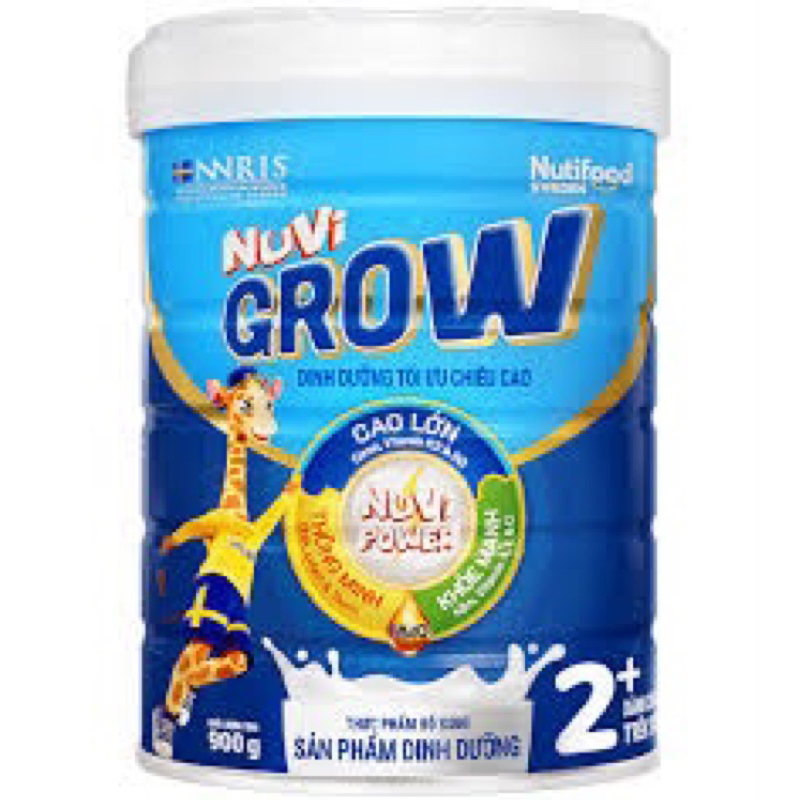 Sữa bột Nutifood Nuvi Grow 2+ date 5/2025