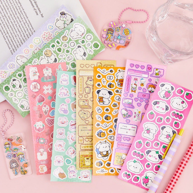 RANDOM 50 STICKER DECOR TOPLOADER, Combo sticker tiện lợi trang trí.