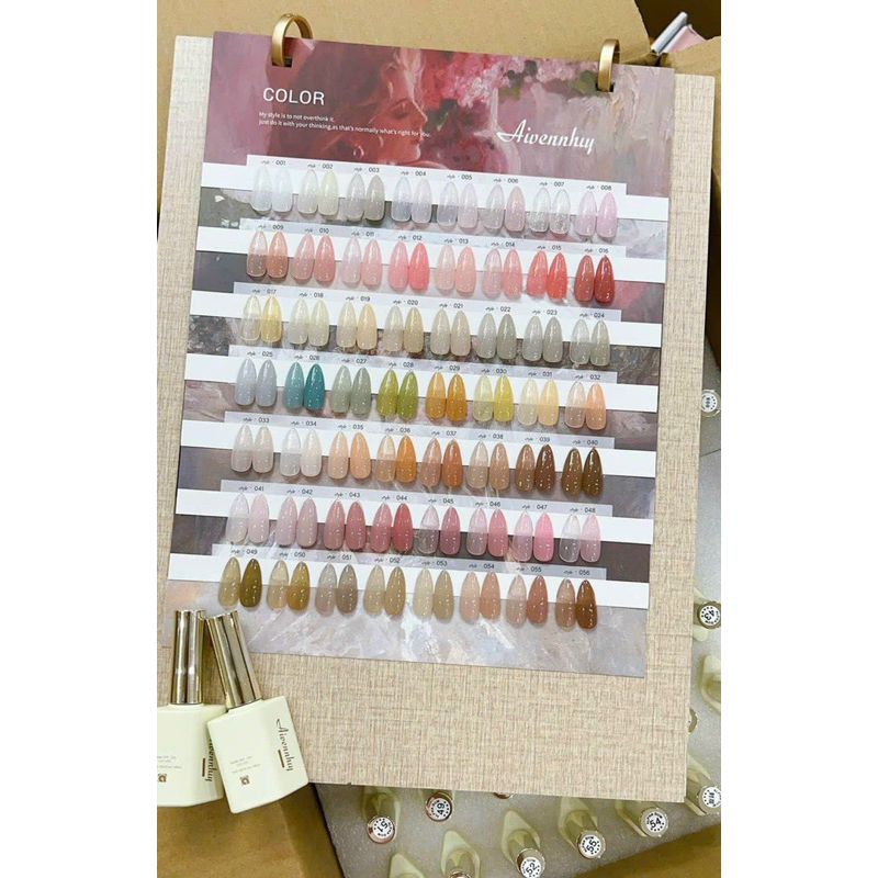 Sét sơn thạch 56 màu Very good ,sơn Hàn Quốc tặng kèm bảng màu