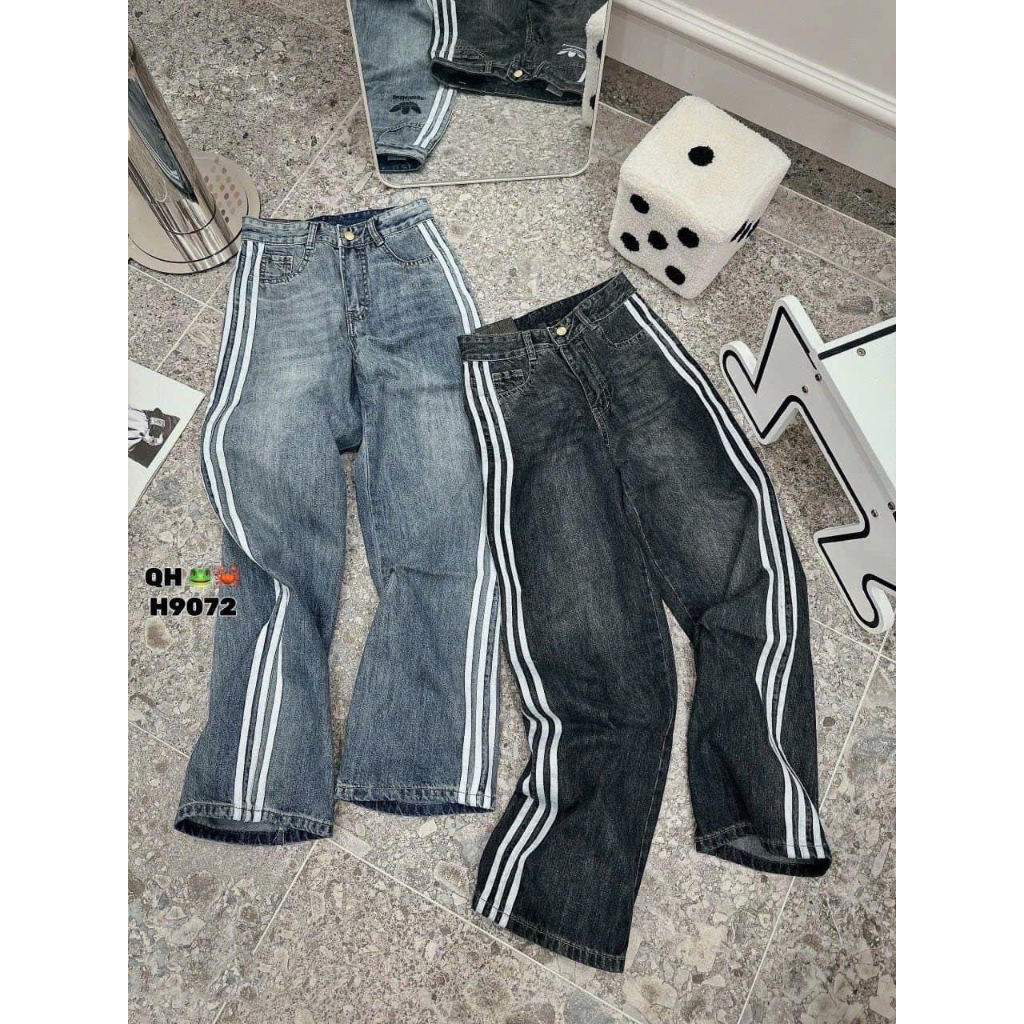 QUẦN JEANS ỐNG RỘNG