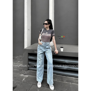 QUẦN JEANS ỐNG RỘNG