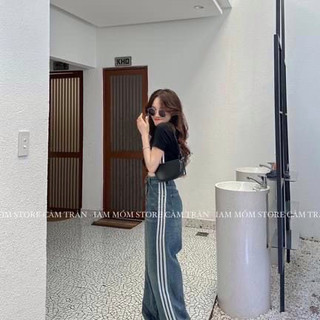 QUẦN JEANS ỐNG RỘNG