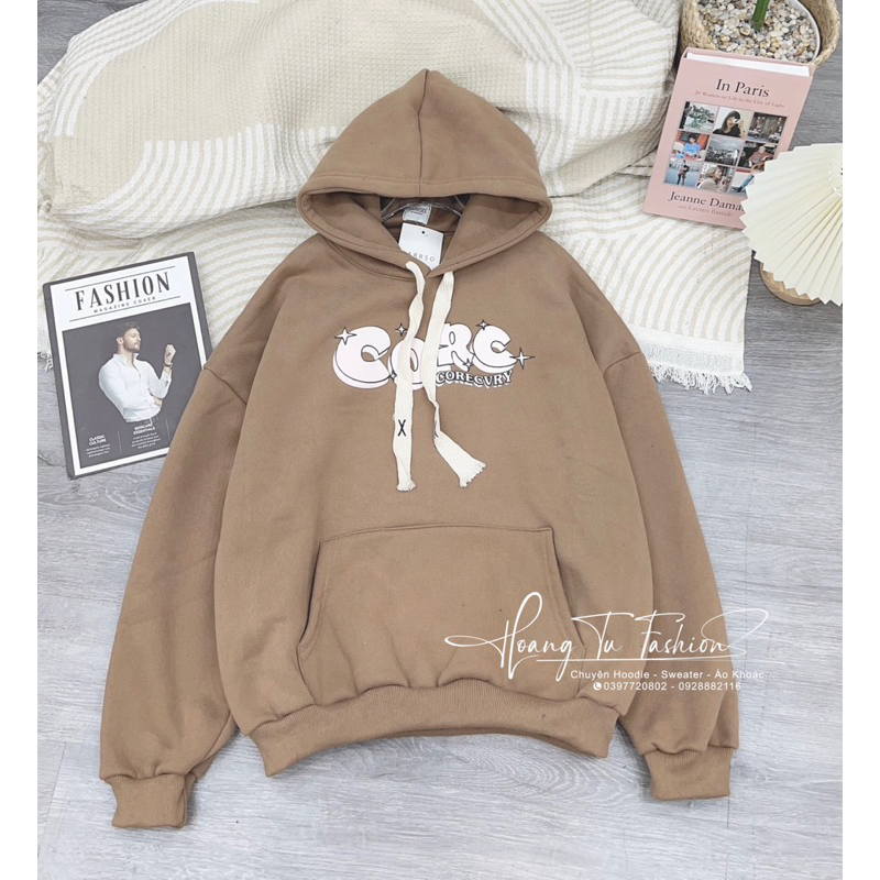 Áo hoodie nỉ tàu hình in co  M681