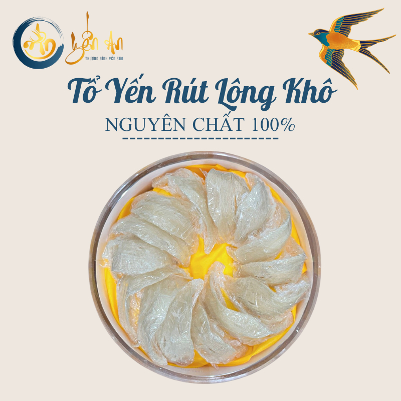 Tổ Yến Rút Lông Khô Hộp 50gr, 100gr, Cao Cấp