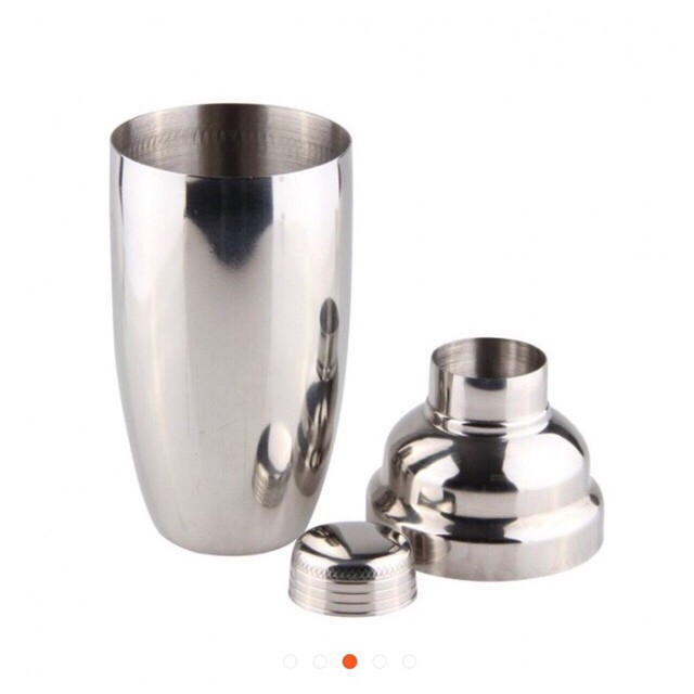 Bình pha chế trà sữa, cà phê, bằng inox cao cấp Cocktail Shaker - 4 size tiện lợi