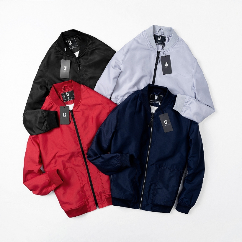 Bomber Lót Lông LK DENIM - Bomber Lót Lông Cừu, bo dệt đồng bộ