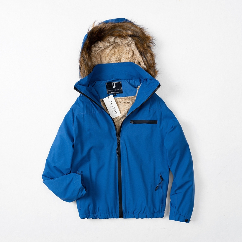 Áo Gió Mũ Lông LK DENIM - Mũ có viền lông chắn sương, Chất gió chống nước dày dặn, Lông nguyên tấm lót full áo siêu ấm