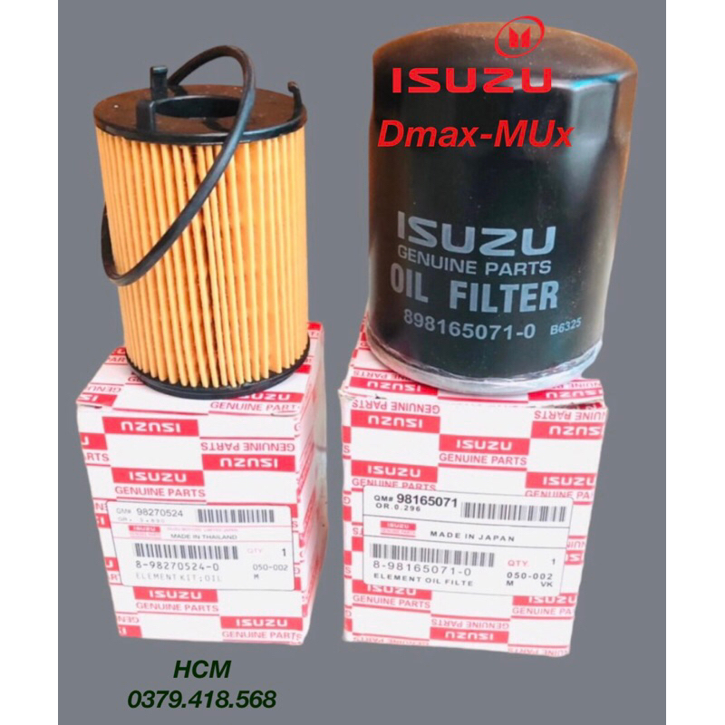 [ISUZU Dmax-MUx] Lọc nhớt động cơ ô tô Dmax - MUx  (Quà tặng)