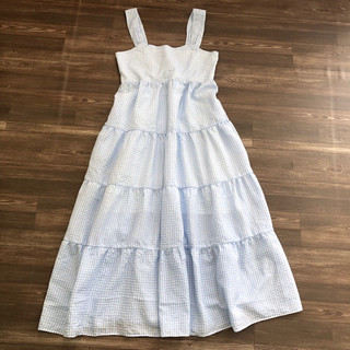 Váy maxi ráp tầng xuất dư xịn