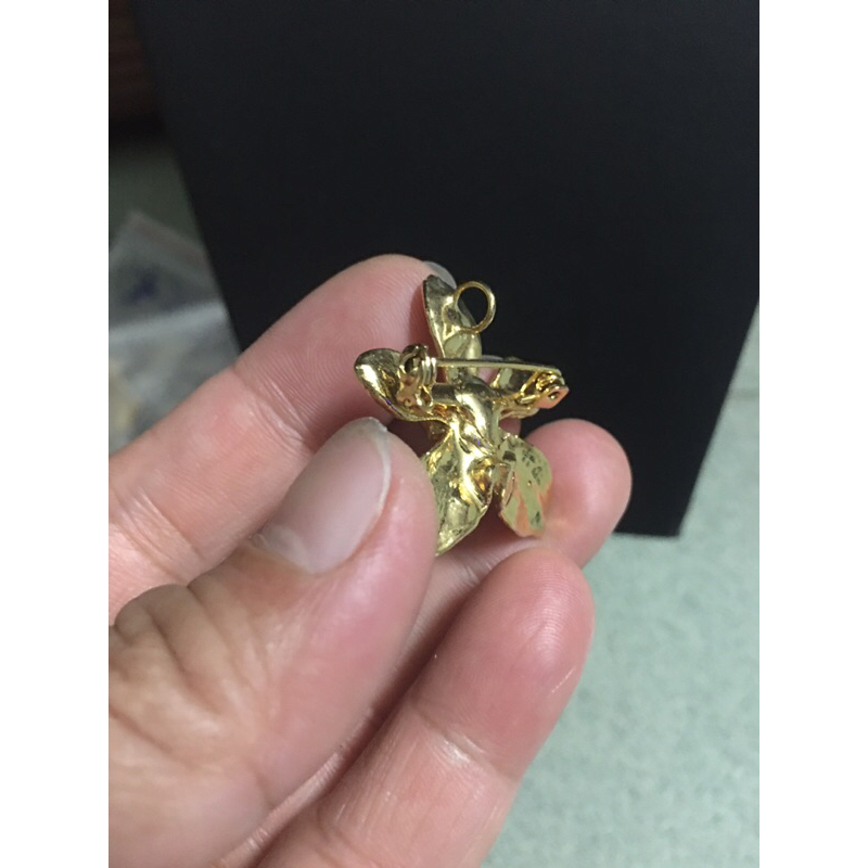 Mặt dây chuyền kiêm cài áo hình hoa mai si tuyển Nhật