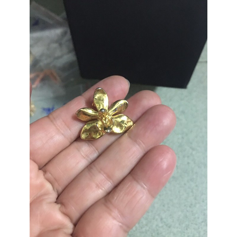 Mặt dây chuyền kiêm cài áo hình hoa mai si tuyển Nhật