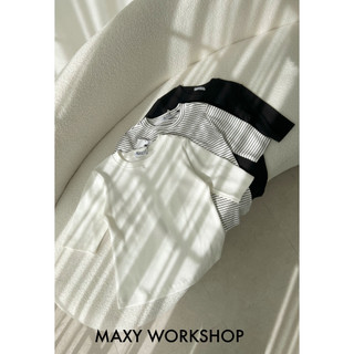 Áo thun knitted form ôm dáng update thêm nhiều màu mới siêu xinh knitted basic tee Maxy Workshop