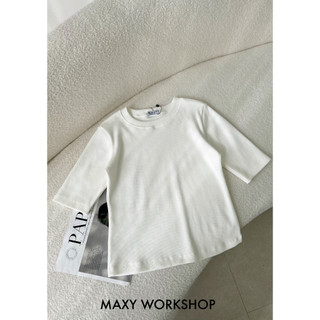Áo thun knitted form ôm dáng update thêm nhiều màu mới siêu xinh knitted basic tee Maxy Workshop