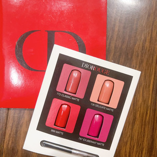 Vỉ son lì d.ior rouge 4 ô kèm cọ