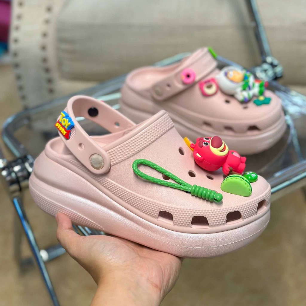 Dép Crocs_ Bản Chunky Hot trend 2023 Full Box Bill