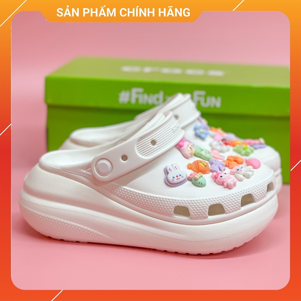 Dép Crocs_ Bản Chunky Hot trend 2023 Full Box Bill