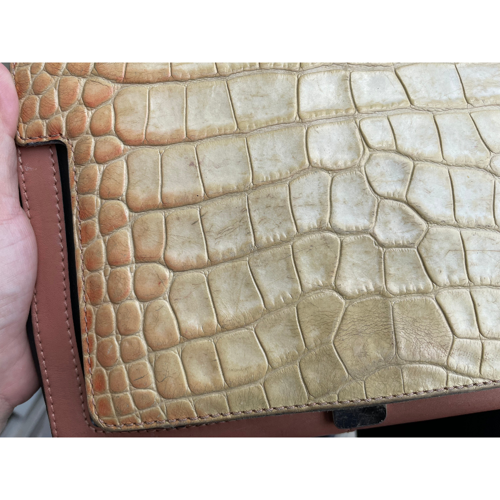 Lc21 Túi si quai xách đeo chéo da thật hiệu Dissona